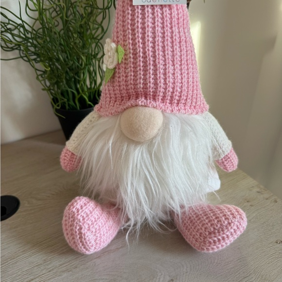 ODELETTE PINK & WHITE EASTER SWEATER GNOME - Picture 3 of 8